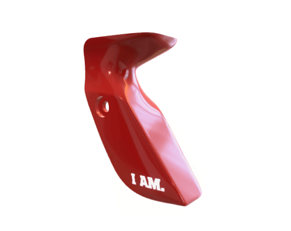 RCore Custom Grips - I AM Barebow by Jake Kaminski - 3d preview