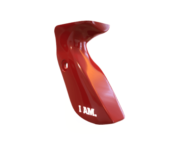 RCore Custom Grips - I AM Recurve by Jake Kaminski - 3d preview